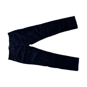 Massimo Dutti Navy Slim Fit Pants - Corduroy